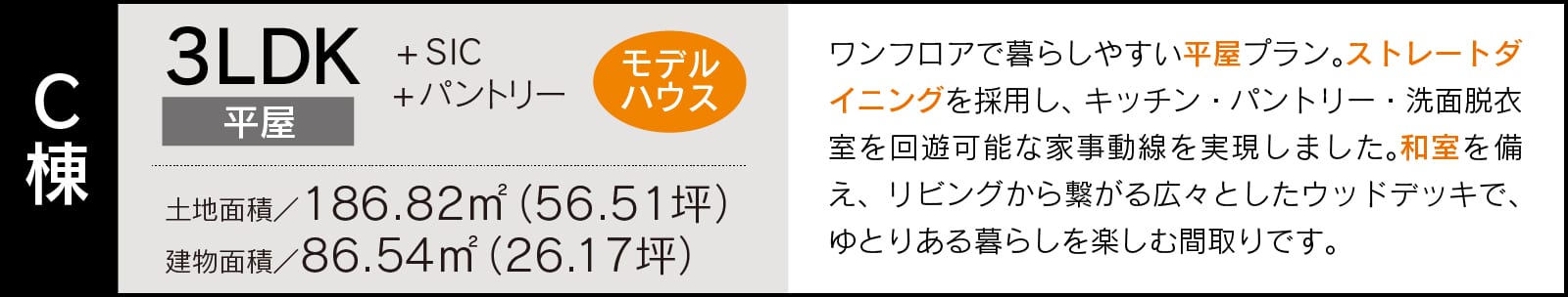 Cプラン 3LDKの間取りボタン